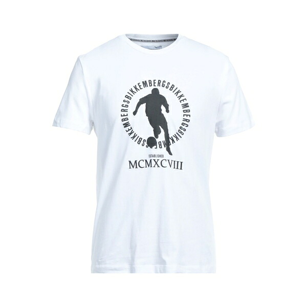 【送料無料】 ビッケンバーグス メンズ Tシャツ トップス T-shirts White