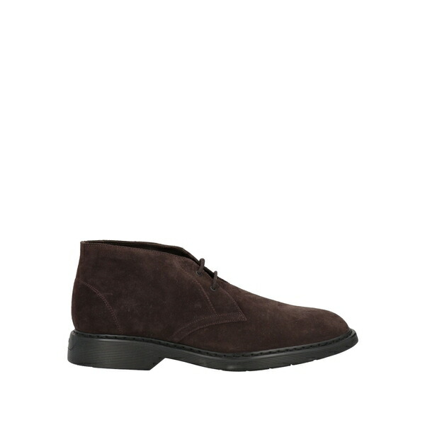 【送料無料】 ホーガン メンズ ブーツ シューズ Ankle boots Brown