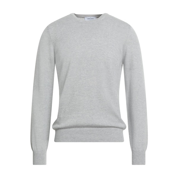 【貨物輸送無料】 グランサッソ メンズ 編み物\u0026プルオーバー アウター Sweaters Grey