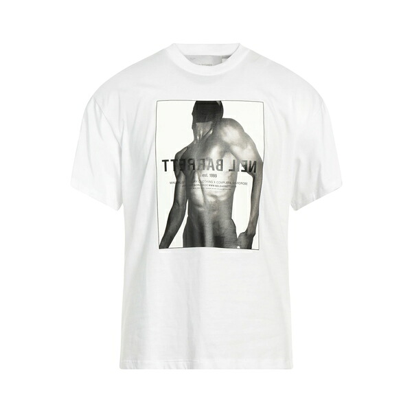 【送料無料】 ニールバレット メンズ Tシャツ トップス T-shirts White