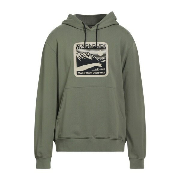 【貨物輸送無料】 ナパピリ メンズ パーカー・スウェットシャツ アウター Sweatshirts Green