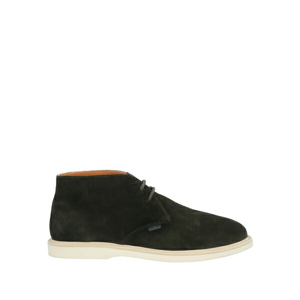 【送料無料】 ホーガン メンズ ブーツ シューズ Ankle boots Green