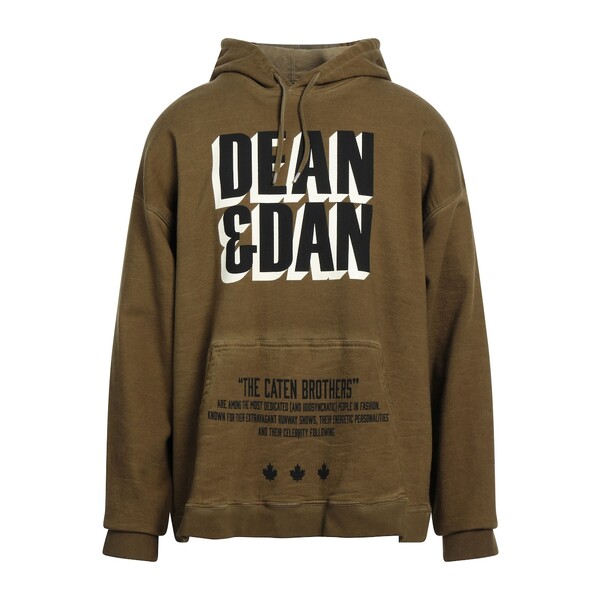 【送料無料】 ディースクエアード メンズ パーカー・スウェットシャツ アウター Sweatshirts Green