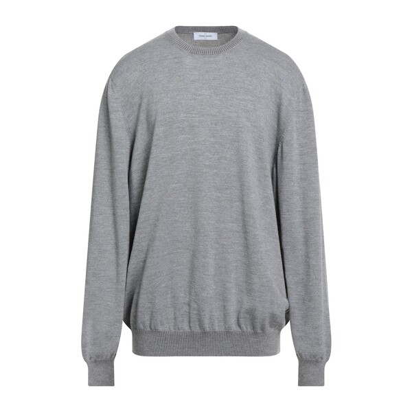 【貨物輸送無料】 グランサッソ メンズ 編み物\u0026プルオーバー アウター Sweaters Grey