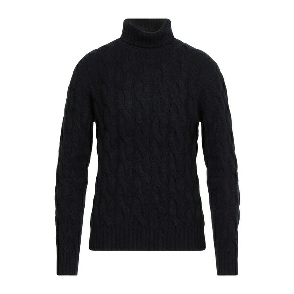 【貨物輸送無料】 ムーレー メンズ 編み物\u0026ティーシャツ アウター Turtlenecks Blue