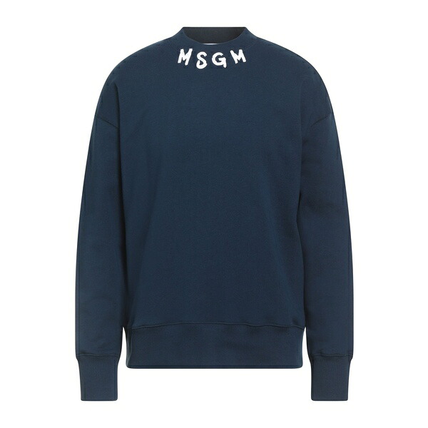 【送料無料】 エムエスジイエム メンズ パーカー・スウェットシャツ アウター Sweatshirts Blue