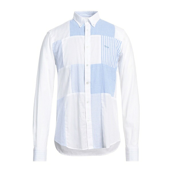 【送料無料】 ハーモント & ブレイン メンズ シャツ トップス Shirts Azure