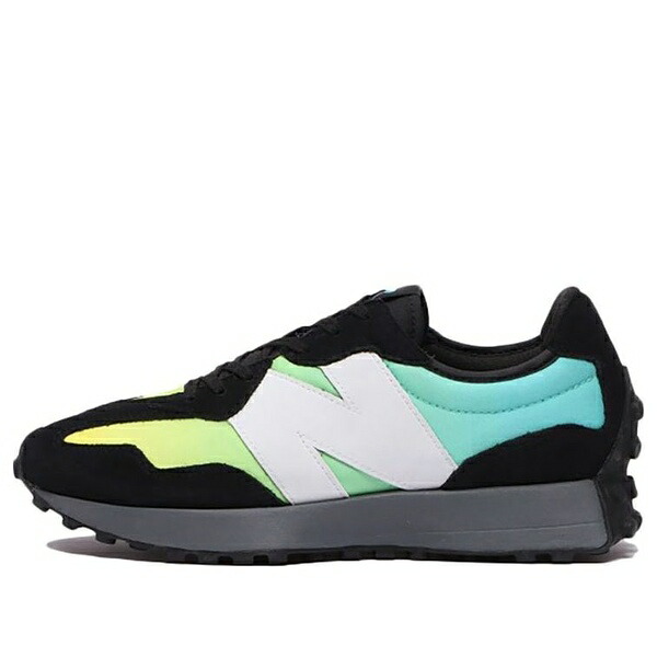 New Balance ニュー平衡にする メンズ スニーカー  【New Balance 327 \u0027Summer Jade Black\u0027 MS327SA】  大きさ US_10(28.0糎)