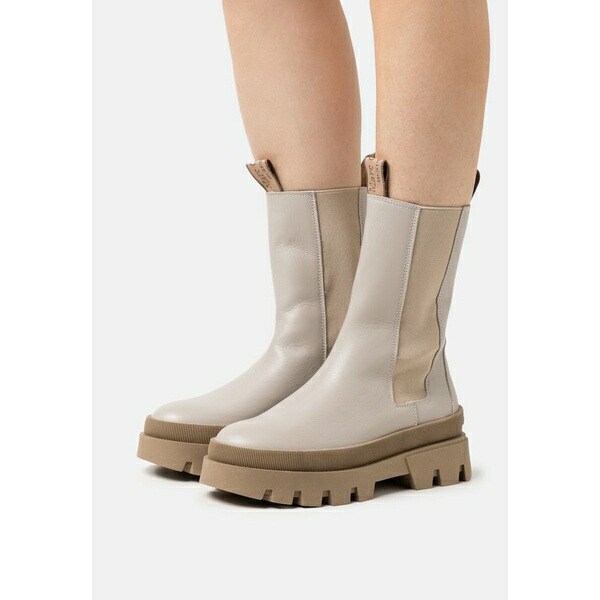 2022年最新版☆高級感溢れる マルコポーロ レディース ブーツ PETRA Platform ankle boots light taupe  通販