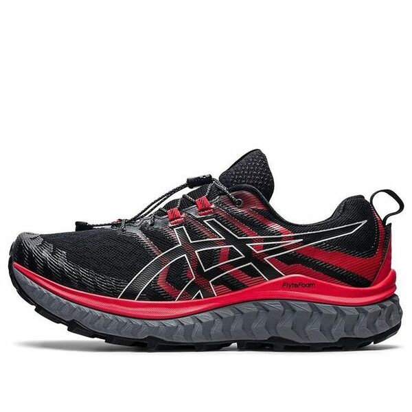 ASICS アシックス メンズ スニーカー 【ASICS Trabuco Max 'Black Electric Red' 1011B028-004】 サイズ US_12(30.0cm)｜asty