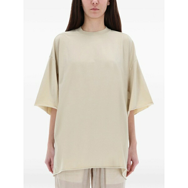 リックオウエンス レディース プルオーバー トップス Hollywood tommy t-shirt Neutrals