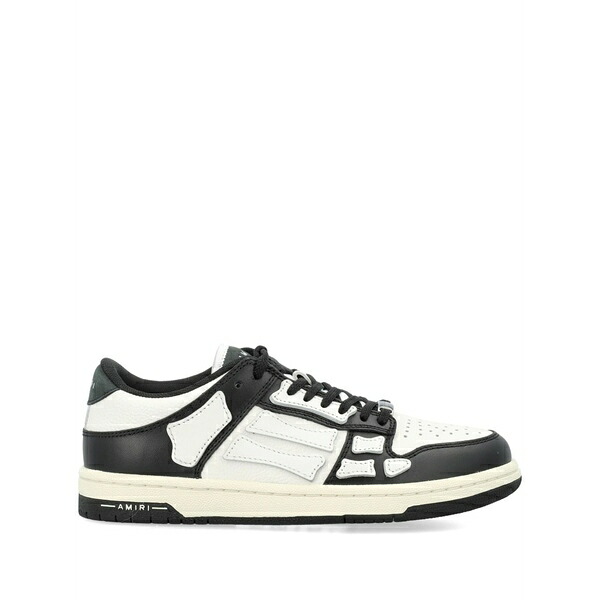 アミリ レディース スニーカー シューズ Skel colour-block leather sneakers Black｜asty