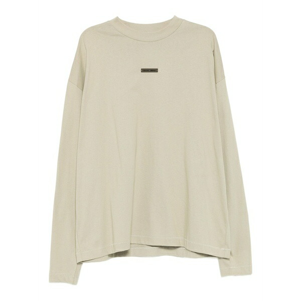 エフオージーエッセンシャルズ メンズ Tシャツ トップス Classic long-sleeved t-shirt Green|asty