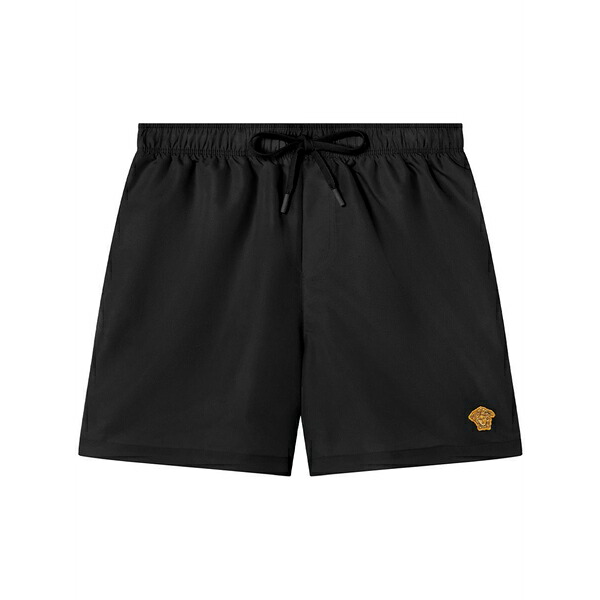 ヴェルサーチ メンズ カジュアルパンツ ボトムス Medusa-embroidered swim shorts Black｜asty