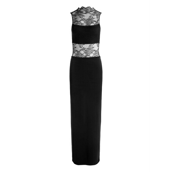 アリス アンド オリビア レディース ワンピース トップス Nichol bandeau maxi dress Black|asty