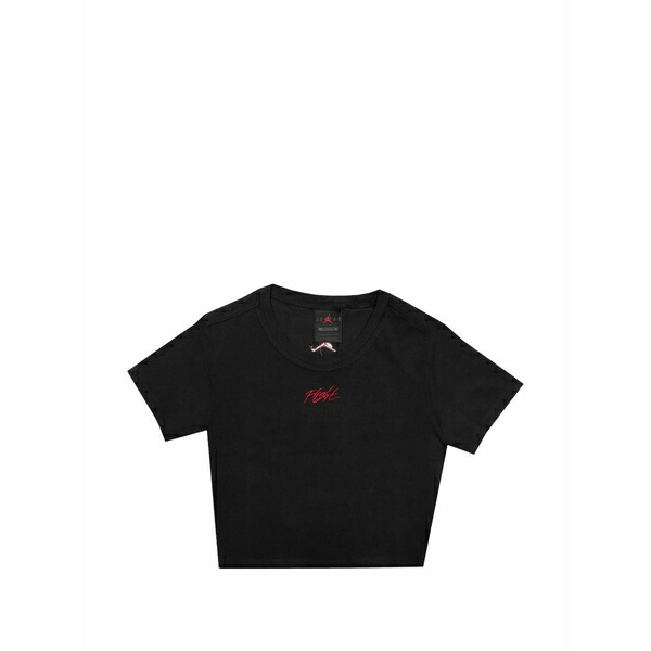 ジョーダン レディース プルオーバー トップス Heritage cropped t-shirt Black