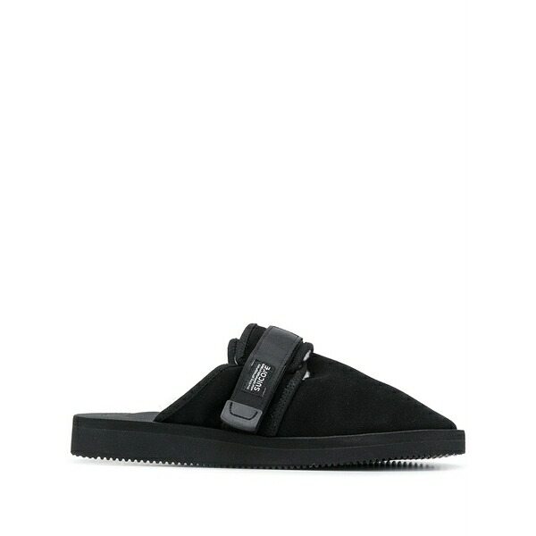 スイコック メンズ サンダル シューズ Touch strap slippers Black