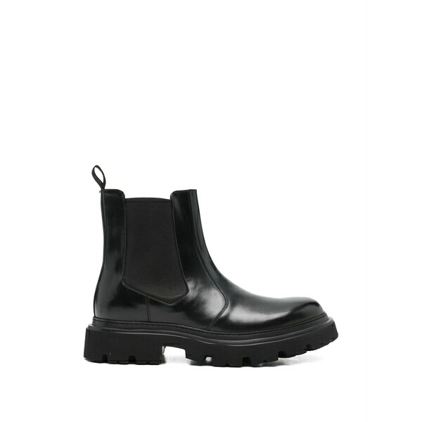 コルネリアーニ メンズ ブーツ シューズ Platform pull-tab chelsea boots Black
