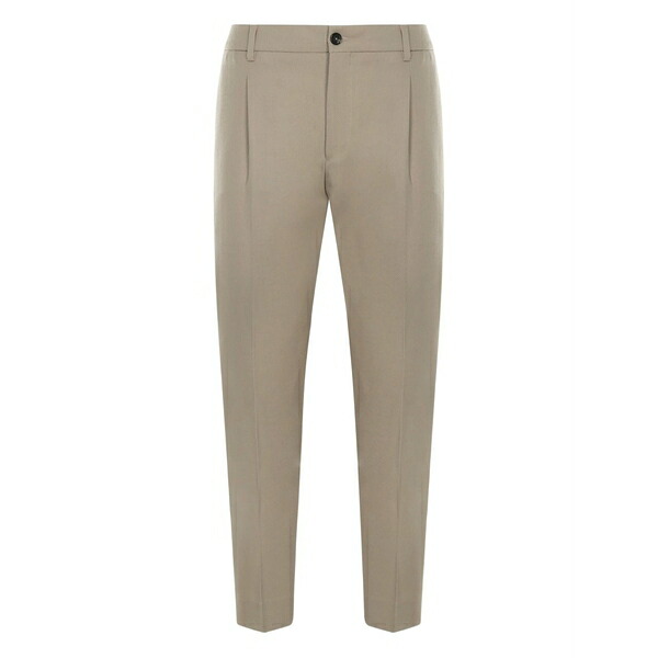 ビーエイブル メンズ カジュアルパンツ ボトムス Pleated-design trousers Neutrals