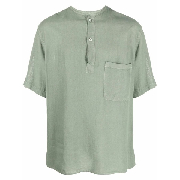 御召しものメイン メンズ プルオーバー トップス Short sleeve t-shirt Green