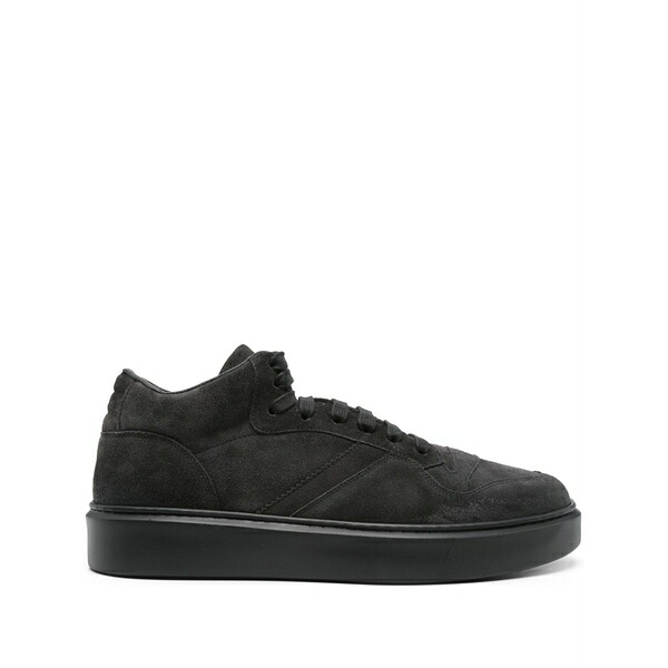 ドンカルズ メンズ スニーカー シューズ Suede sneakers  Black