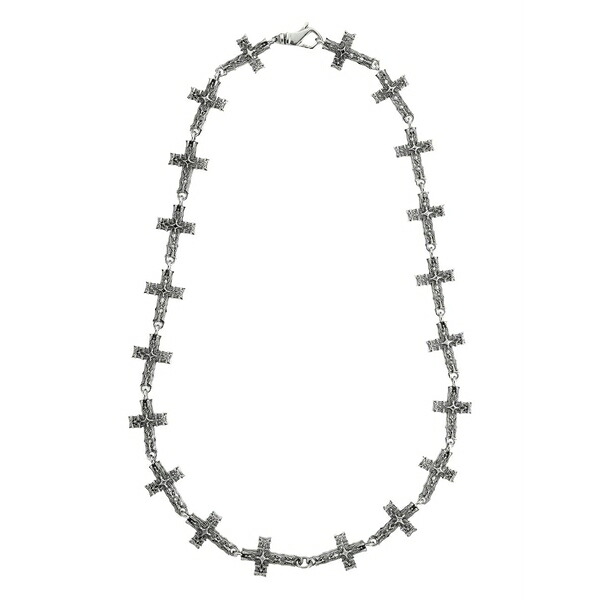 エマニュエレ ビコッキ メンズ 首飾り・チョー鉄道車両 付属品 Notre-dame cross necklace Silver