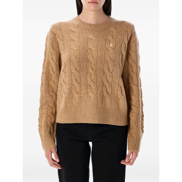 ラルフローレン レディース ニット&セーター アウター Cable-knit sweater Neutrals|asty