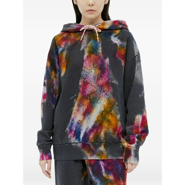 アリーズ レディース パーカー・スウェットシャツ アウター Long-sleeve drawstring hoodie Grey