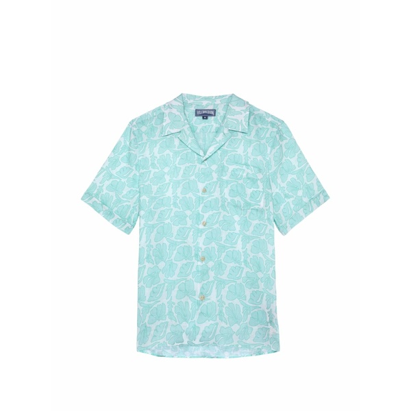 ヴィルブレクイン メンズ シャツ トップス Short-sleeve~s seashell shirt White|asty