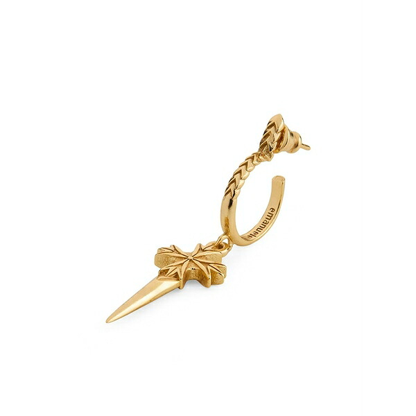 エマニュエレ ビコッキ メンズ ピアス・イヤリング 付属物 Pugnale earring Gold