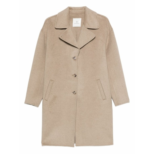 アニービン レディース コート アウター Button-front coat Neutrals｜asty