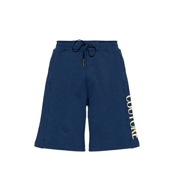 ベルサーチ メンズ カジュアルパンツ ボトムス Drawstring logo-detail shorts Blue