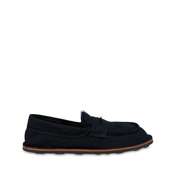 モスキーノ メンズ スリッポン・ローファー シューズ Cotton loafers Blue｜asty