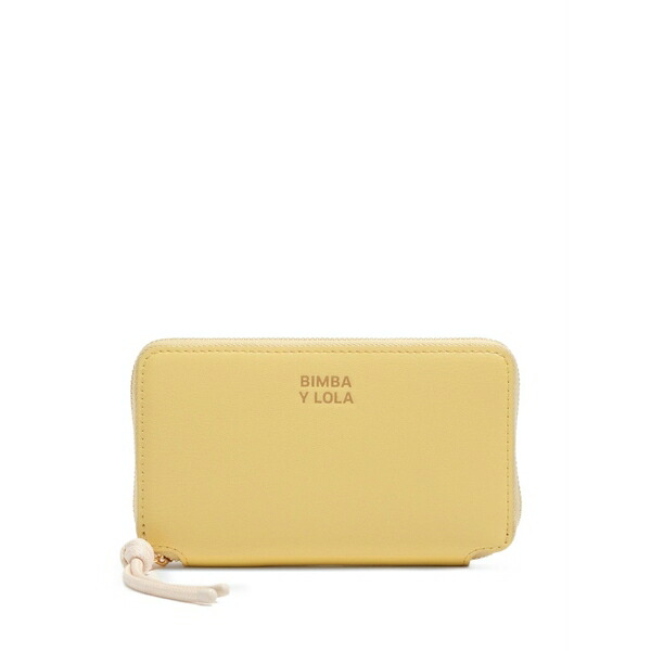 ビンバ イ ローラ レディース 財布 アクセサリー Banana medium leather wallet Yellow｜asty