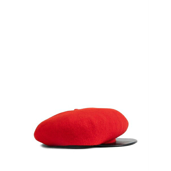 ヴァレンティノ ガラヴァーニ メンズ 鳥打ち帽 付属物 Red beret hat Red