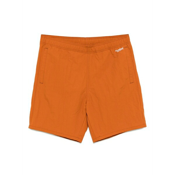 チョコレート メンズ カジュアルパンツ ボトムス Logo print shorts Orange|asty