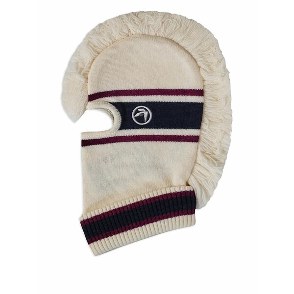 アンブッシュ レディース 帽子 アクセサリー Fringed-trim balaclava White｜asty