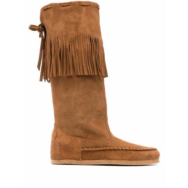 パロッシュ レディース ブーツ シューズ Fringed boots Brown|asty
