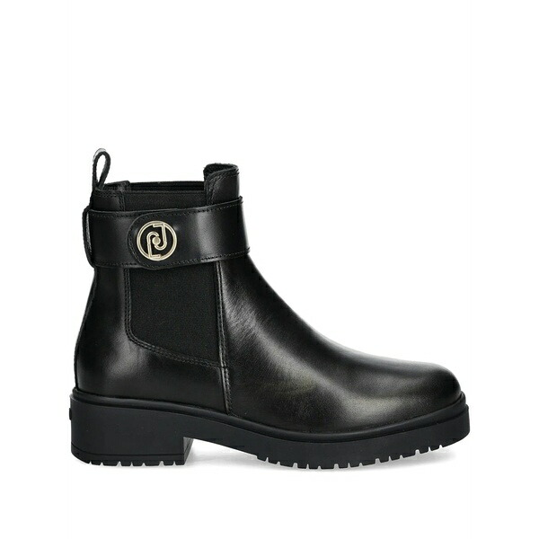 リュージョー レディース ブーツ シューズ Strap-detail boots Black