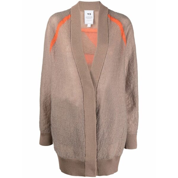 ワイスリー レディース カーディガン アウター Logo-jacquard cardigan Neutrals｜asty