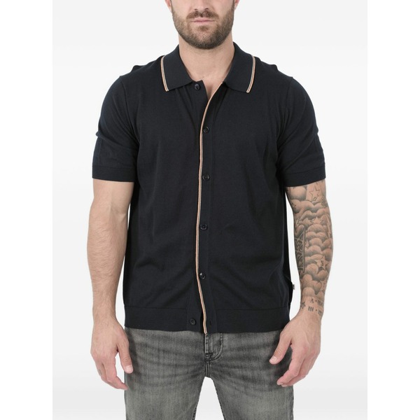 エヌエヌ77 メンズ プルオーバー トップス Nolan cotton shirt Blue