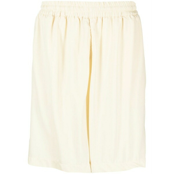 ボン犀 メンズ 心地好いズボン下 ボトムス Elasticated-waistband wool bermuda shorts Neutrals