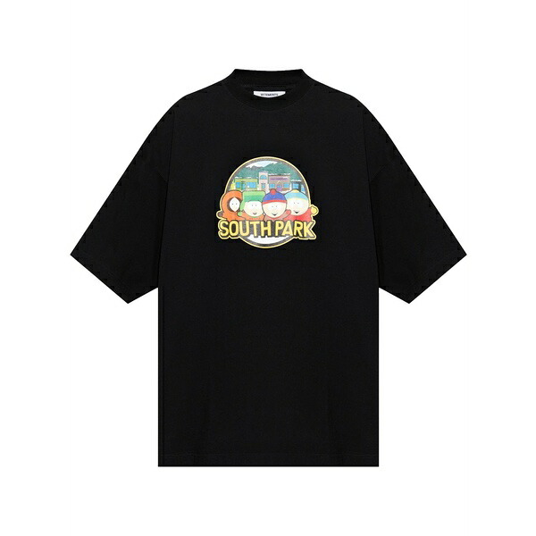 ヴェトモン メンズ ティーシャツ トップス X south park t-shirt Black Tシャツ・カットソー-トップス-メンズファッション