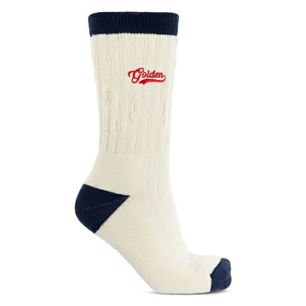 ゴールデングース レディース ソックス アンダー御召しもの Logo-embroidered socks White