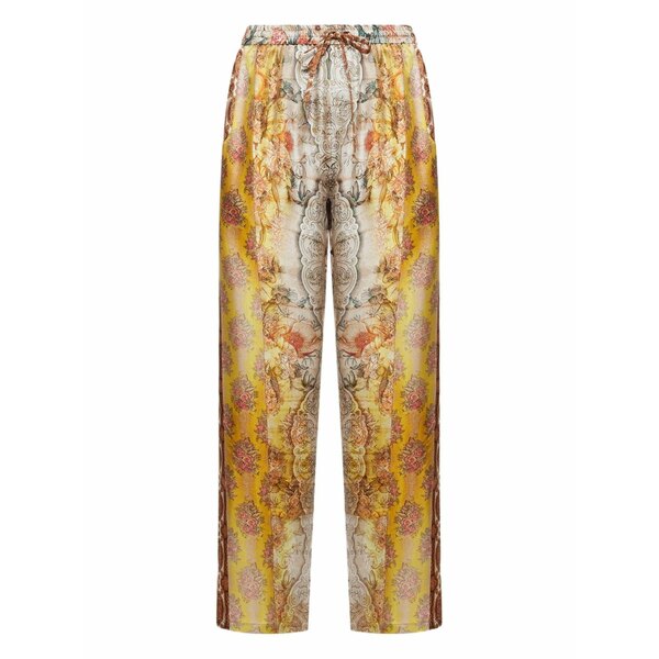ピエール=ルイ・マシア メンズ カジュアルパンツ ボトムス Floral-print drawstring-waist trousers Neutrals|asty