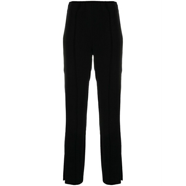 サンクアセプト レディース カジュアルパンツ ボトムス Brianne slim-fit trousers Black|asty