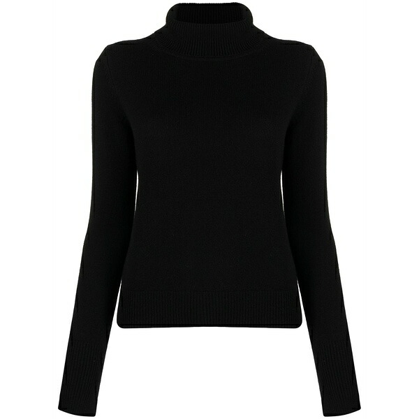 ジョセフ レディース 編み物\u0026スウェーター アウター Roll neck cashmere jumper Black
