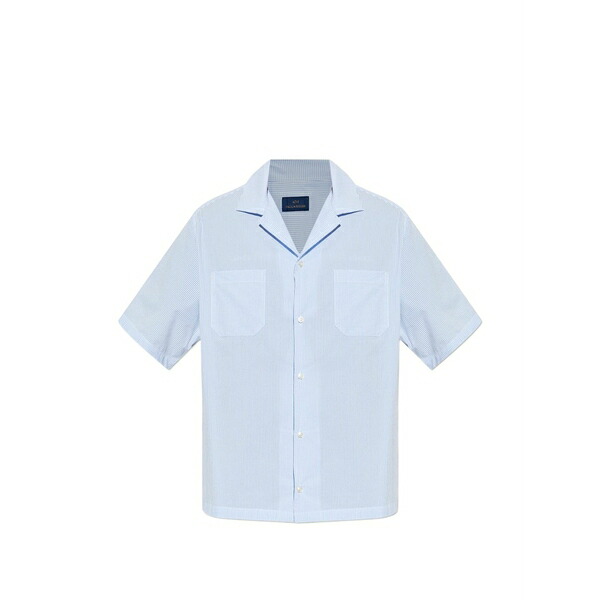 ポールアンドシャーク メンズ プルオーバー トップス Striped pocket shirt Blue