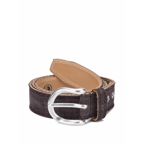 アワーレガシー メンズ ベルト アクセサリー Overdyed grommet belt Brown|asty