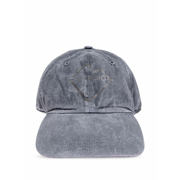 アイスバーグ メンズ 帽子 アクセサリー Logo-print cap  Grey